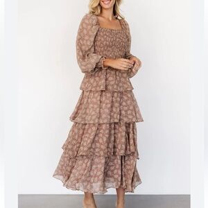 NWOT Tiered Maxi Dress